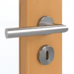 Detailansicht der Oberfläche von GARANT Schallschutztür Buche Exklusiv CePaL mit Lichtausschnitt LA-3