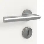 Detailansicht der Oberfläche von GARANT Schallschutztür Weißlack 9016