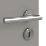 Detailansicht der Oberfläche von GARANT Schallschutztür U12115SD Platingrau GHK08