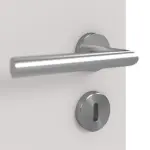 Detailansicht der Oberfläche von GARANT Schallschutztür U12188SD Lichtgrau GHK08