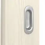 Detailansicht der Oberfläche von Lärche lasiert LA 24 schlossseitig Basic Durat Schiebetür - Huga