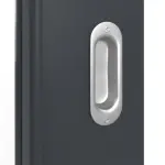 Detailansicht der Oberfläche von Schiebetür Anthrazit RAL 7016 Lack LA 11 Basic - Huga