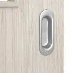 Detailansicht der Oberfläche von Eiche lasiert LA 12 Basic Durat Schiebetür - Huga