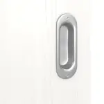 Detailansicht der Oberfläche von Pino Weiß LA 14 Basic Durat Schiebetür - Huga