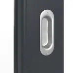 Detailansicht der Oberfläche von Schiebetür Anthrazit RAL 7016 Lack LA 27 Basic - Huga