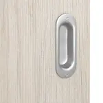 Detailansicht der Oberfläche von Eiche lasiert LA 6 Raute Basic Durat Schiebetür - Huga