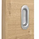 Detailansicht der Oberfläche von Asteiche quer LA 7 Basic Durat Schiebetür - Huga