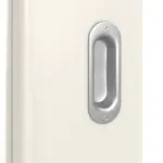 Detailansicht der Oberfläche von Weiß ähnlich RAL 9010 LA 7 Basic Lack Schiebetür - Huga