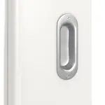 Detailansicht der Oberfläche von Weiß RAL 9016 LA 7 Basic Durat Schiebetür - Huga