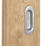 Detailansicht der Oberfläche von Asteiche LA 7 Basic Durat Schiebetür - Huga