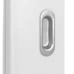 Detailansicht der Oberfläche von Bütte Weiß LA 8 Basic Durat Schiebetür - Huga