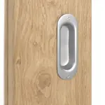 Detailansicht der Oberfläche von Asteiche LA 8 Basic Durat Schiebetür - Huga