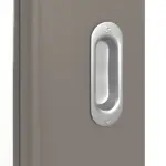 Detailansicht der Oberfläche von Schiebetür Taupe RAL 7048 Lack DIN-LA Basic - Huga