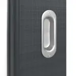 Detailansicht der Oberfläche von Schiebetür Cotton like Anthrazit LA 11 Basic - Huga