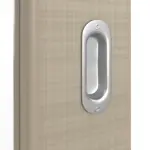 Detailansicht der Oberfläche von Schiebetür Cotton like Taupe LA 11 Basic - Huga