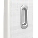 Detailansicht der Oberfläche von Schiebetür Cotton like Weiß LA 11 Basic - Huga