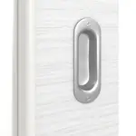 Detailansicht der Oberfläche von Schiebetür Strukturiert Weiß LA 11 Basic - Huga