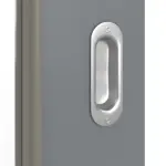 Detailansicht der Oberfläche von Schiebetür Ultramatt Hygge Grau LA 11 Basic - Huga