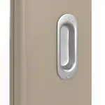 Detailansicht der Oberfläche von Schiebetür Ultramatt Taupe LA 11 Basic - Huga