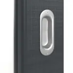 Detailansicht der Oberfläche von Schiebetür Cotton like Anthrazit LA 27 Basic - Huga