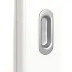 Detailansicht der Oberfläche von Schiebetür Ultramatt Weiß LA 27 Basic - Huga