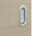 Detailansicht der Oberfläche von Schiebetür Cotton like Taupe LA 4 Basic - Huga