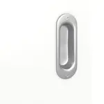 Detailansicht der Oberfläche von Schiebetür Ultramatt Weiß LA 4 Basic - Huga