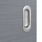 Detailansicht der Oberfläche von Schiebetür Strukturiert Hygge Grau LA 6 Raute Basic - Huga