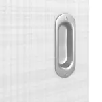 Detailansicht der Oberfläche von Schiebetür Cotton like Weiß LA 6 Basic - Huga