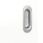 Detailansicht der Oberfläche von Schiebetür Ultramatt Weiß LA 6 Basic - Huga