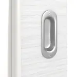 Detailansicht der Oberfläche von Schiebetür Strukturiert Weiß LA 7 Basic - Huga