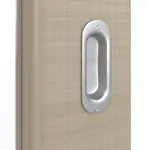 Detailansicht der Oberfläche von Schiebetür Cotton like Taupe LA 8 Basic - Huga