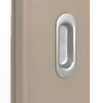 Detailansicht der Oberfläche von Schiebetür Ultramatt Taupe LA 8 Basic - Huga