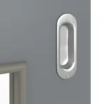 Detailansicht der Oberfläche von Schiebetür Ultramatt Hygge Grau LA 9 Basic - Huga