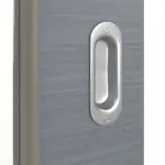 Detailansicht der Oberfläche von Schiebetür Strukturiert Hygge Grau LA-DIN Basic - Huga