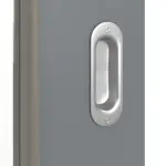 Detailansicht der Oberfläche von Schiebetür Ultramatt Hygge Grau LA-DIN Basic - Huga