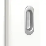 Detailansicht der Oberfläche von Schiebetür Ultramatt Weiß DIN-LA Basic - Huga