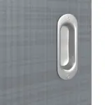 Detailansicht der Oberfläche von Schiebetür Cotton like Hygge Grau Basic - Huga