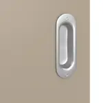 Detailansicht der Oberfläche von Schiebetür Ultramatt Taupe Basic - Huga