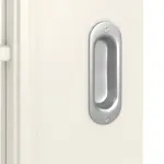 Detailansicht der Oberfläche von Landhaus 1 LA Lugano Classic Weißlack Schiebetür - Huga