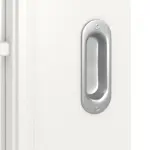 Detailansicht der Oberfläche von Landhaus 1 LA Lugano Classic Weißlack Schiebetür - Huga