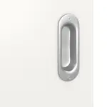 Detailansicht der Oberfläche von Landhaus 5 LA Classic Durat Verkehrsweiß RAL 9016 Schiebetür - Huga