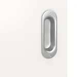 Detailansicht der Oberfläche von Landhaus 5 Classic Durat Verkehrsweiß RAL 9016 Schiebetür - Huga