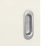 Detailansicht der Oberfläche von Weißlack 9010 Schiebetür - Jeld-Wen