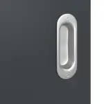 Detailansicht der Oberfläche von Groove 19 ProLine Lack Anthrazit RAL 7016 Schiebetür - Hörmann