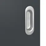 Detailansicht der Oberfläche von Signum 22 Basic Lack Anthrazit RAL 7016 Schiebetür - Huga