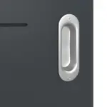 Detailansicht der Oberfläche von Groove 34 ProLine Lack Anthrazit RAL 7016 Schiebetür - Hörmann