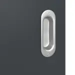 Detailansicht der Oberfläche von Groove 50 ProLine Lack Anthrazit RAL 7016 Schiebetür - Hörmann