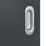 Detailansicht der Oberfläche von Signum 50 Basic Lack Anthrazit RAL 7016 Schiebetür - Huga