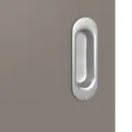 Detailansicht der Oberfläche von Groove 53 ProLine Lack Taupe RAL 7048 Schiebetür - Hörmann